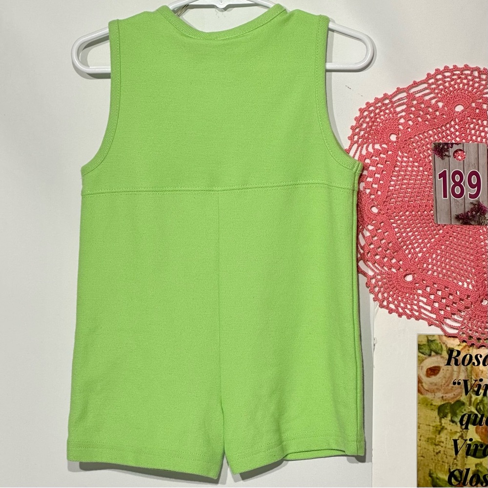 Talbots Kids NWT Green Turtle Sleeveless Jumper 6M - Picture 11 of 11
